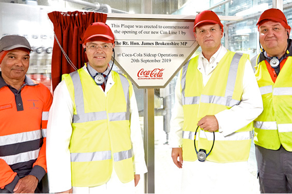 Coca-Cola invests £55m in Sidcup canning plant